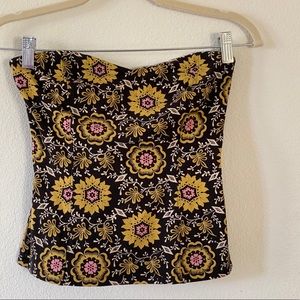 Free people strapless top.